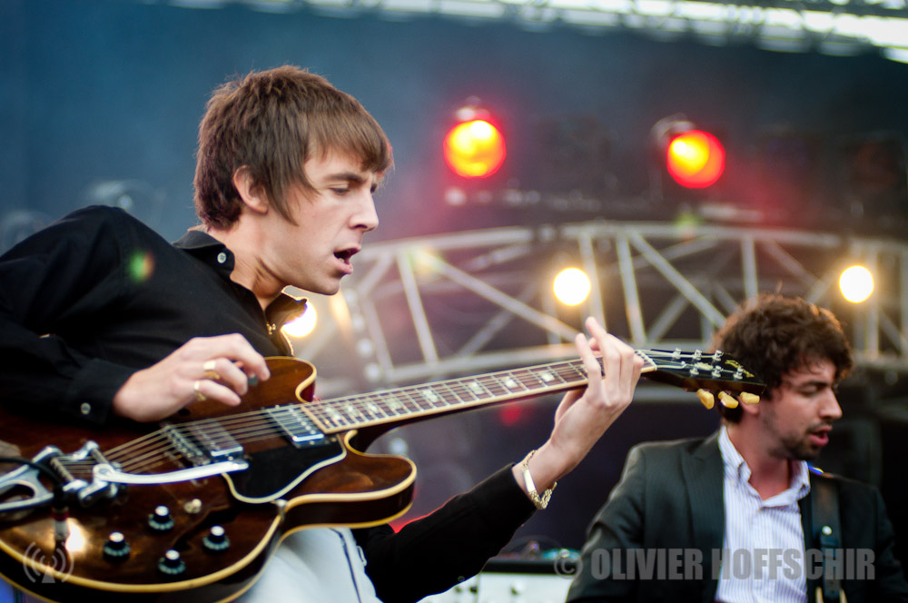 Miles Kane à Rock en Seine par Olivier Hoffschir